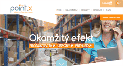 Desktop Screenshot of pointx.cz