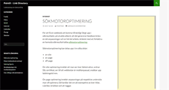 Desktop Screenshot of linkdirectory.pointx.se